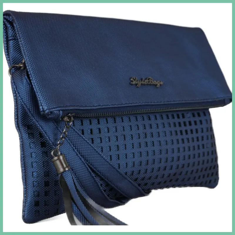 Stylebags női keresztpántos táska, poliészter, kék taskacenter-hu 2